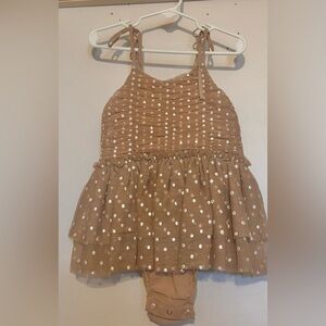 NORALEE dark nude with silver dots